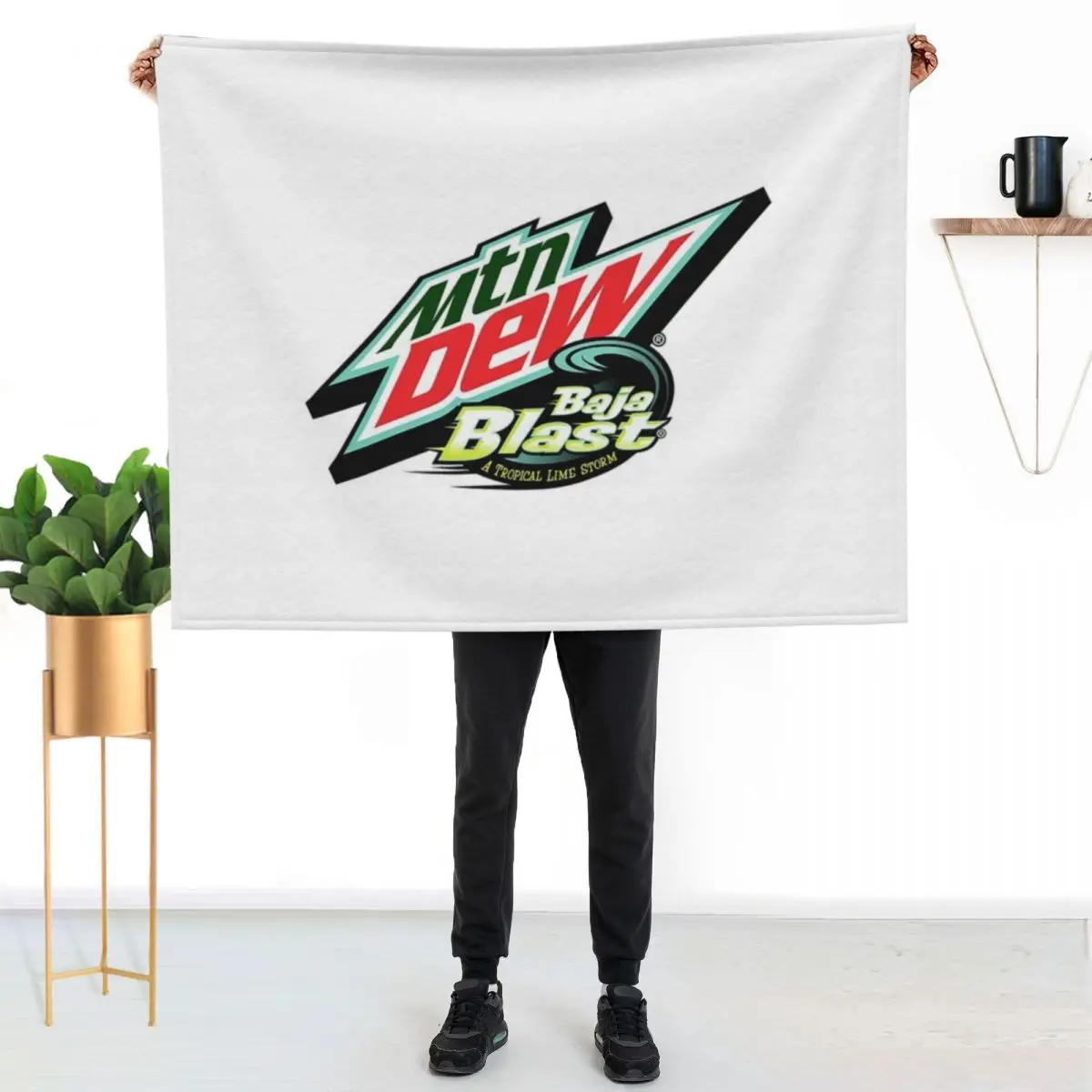 Baja Blast T-ShirtBaja Blast Throw Blanket Stuffeds Camping Weighted Luxury Designer Sofa Quilt Vintage Blankets