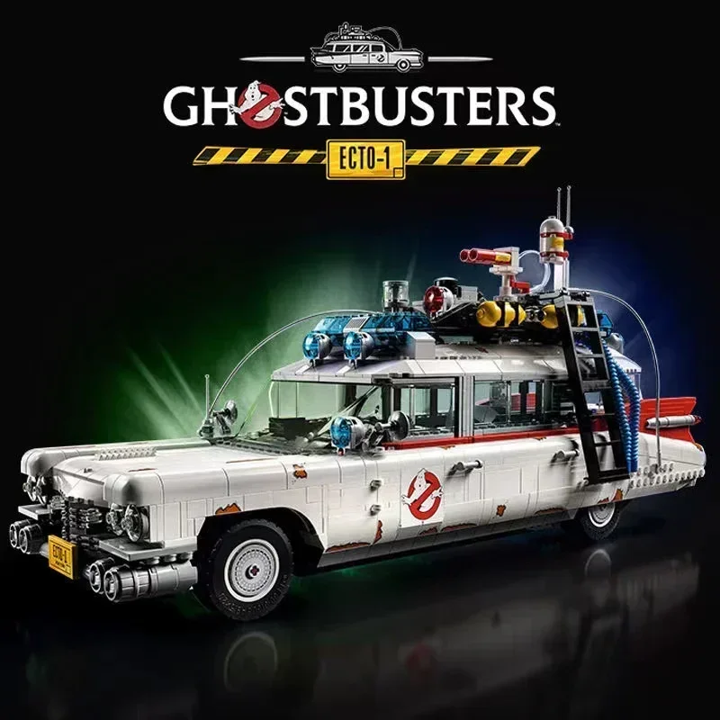 Compatible 10274 Bricks Ghostbusters ECTO-1 Creative Vehicle Building Block toy Car Model for Adults child  birthday gift