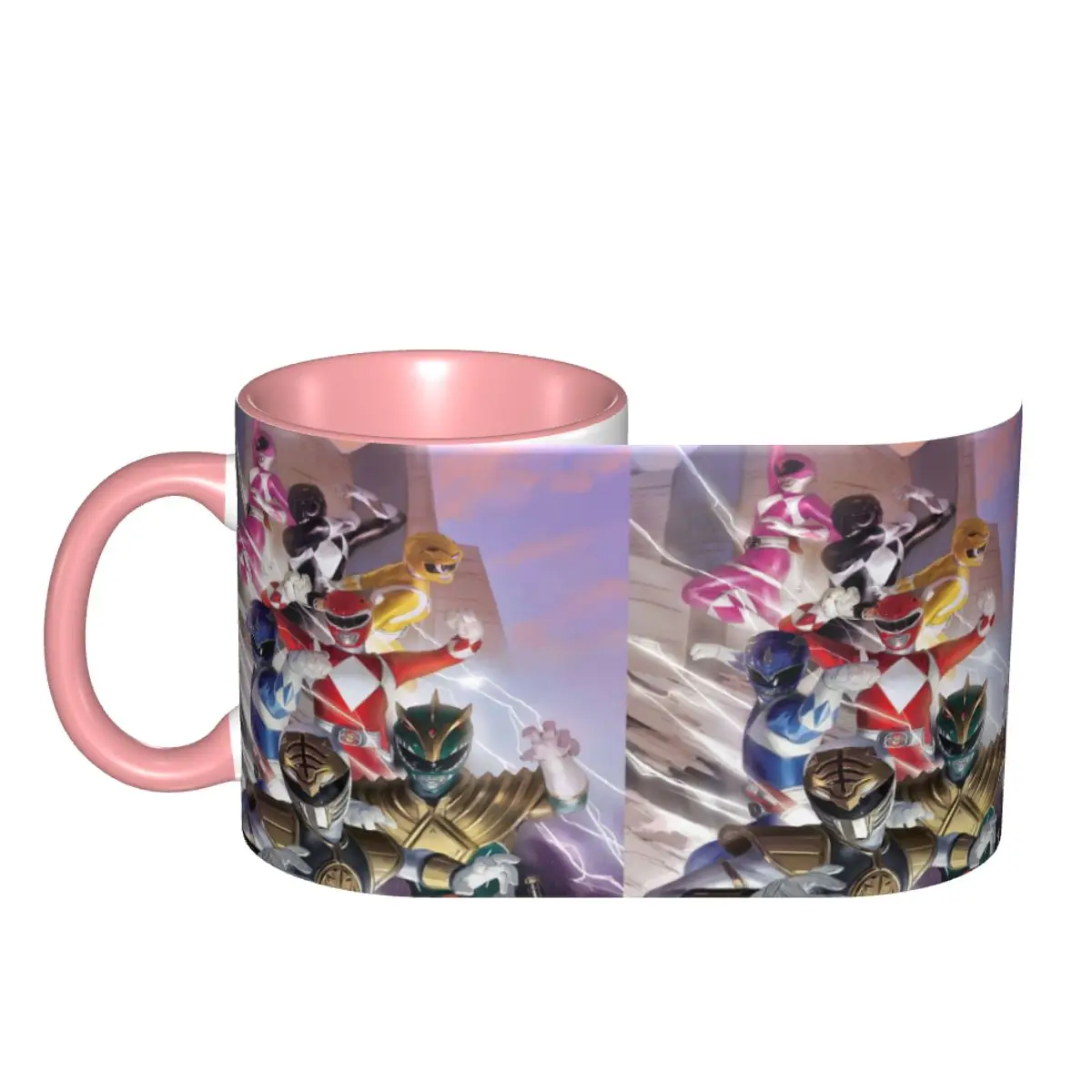Mighty Morphin Power Ranger Mug Funny Ceramic Coffee Cups Tea Mugs Milk Cup Drinkware Gift for Friends DIY Custom