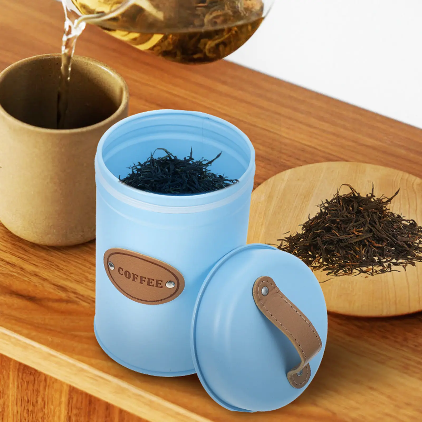 

Герметичная банка для хранения чая, кофе, специй, круп, сухих продуктов, контейнер с крышкой, многофункциональная кухонная банка для круп и продуктов