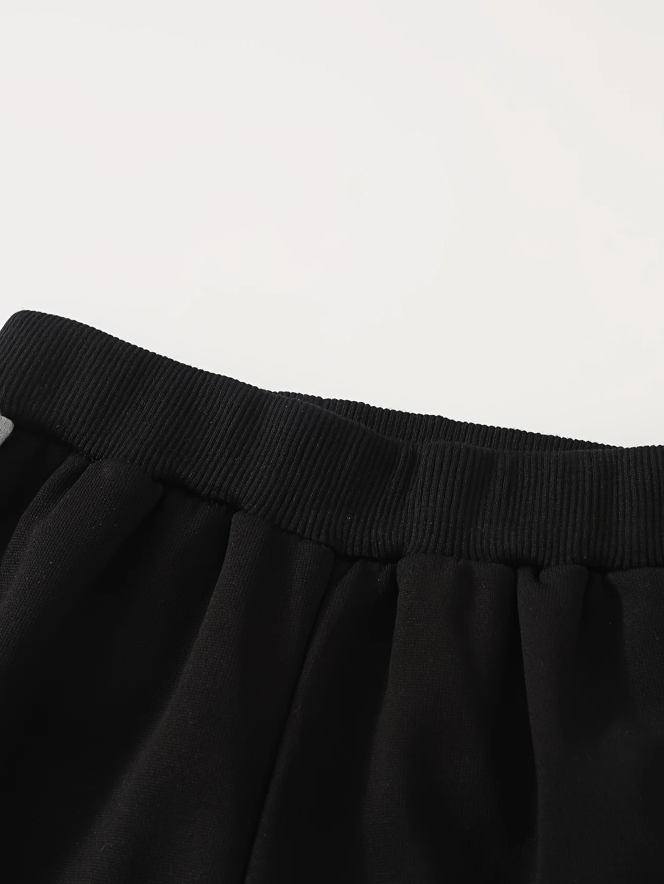 الأولاد كتلة اللون مجموعة 2 حزمة رسالة هوديي السراويل الزي أسود أبيض رمادي الخريف الشتاء عارضة الأزياء الراحة