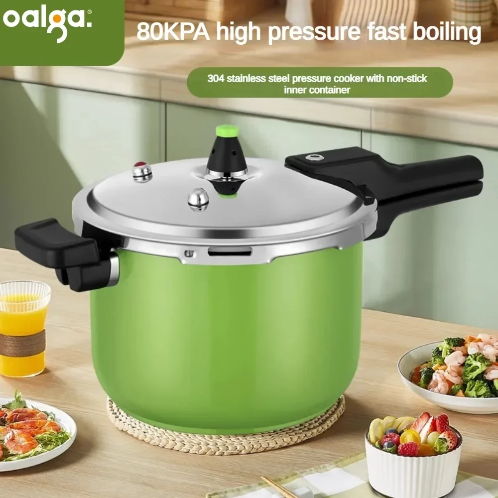 

Pressure Cooker 304 Stainless Steel Pressure Cooker Non-stick Explosion Pot Household Commercial Gas Induction Cooker Universal