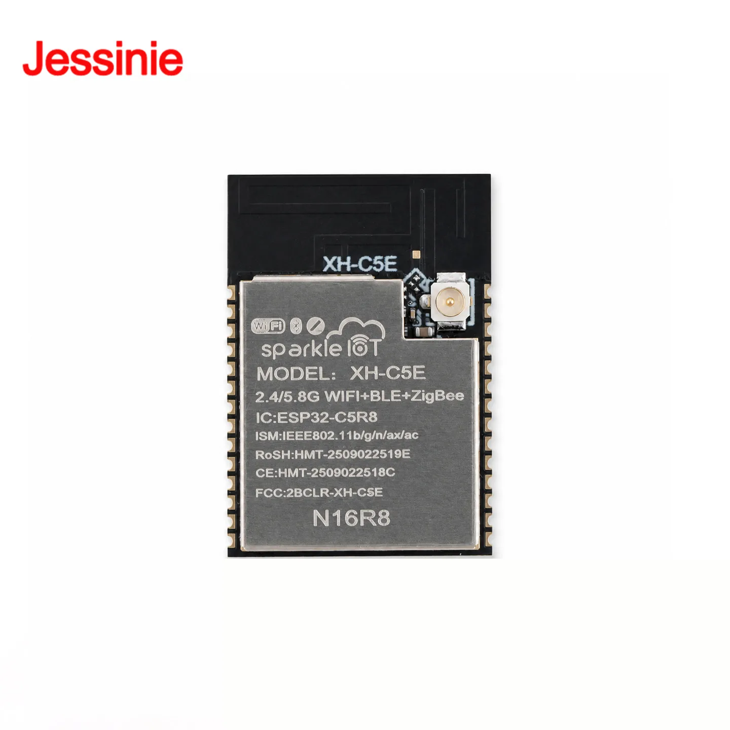10pcs/1pc ESP32-C5 2.4G 5GHz Dual Band WIFI6 BLE BLE5.0 Zigbee Module XH-C5E ESP32-C5-N16R8 16MB Flash 8MB SPRAM XH-C5F N4XX 4MB