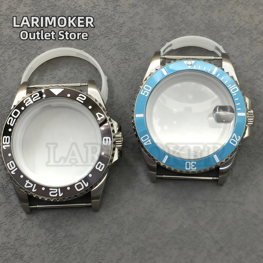 

LARIMOKER watch case 38MM stainless steel case sapphire glass with 35.4mm ceramic bezel for NH35 NH36 PT5000 Movement