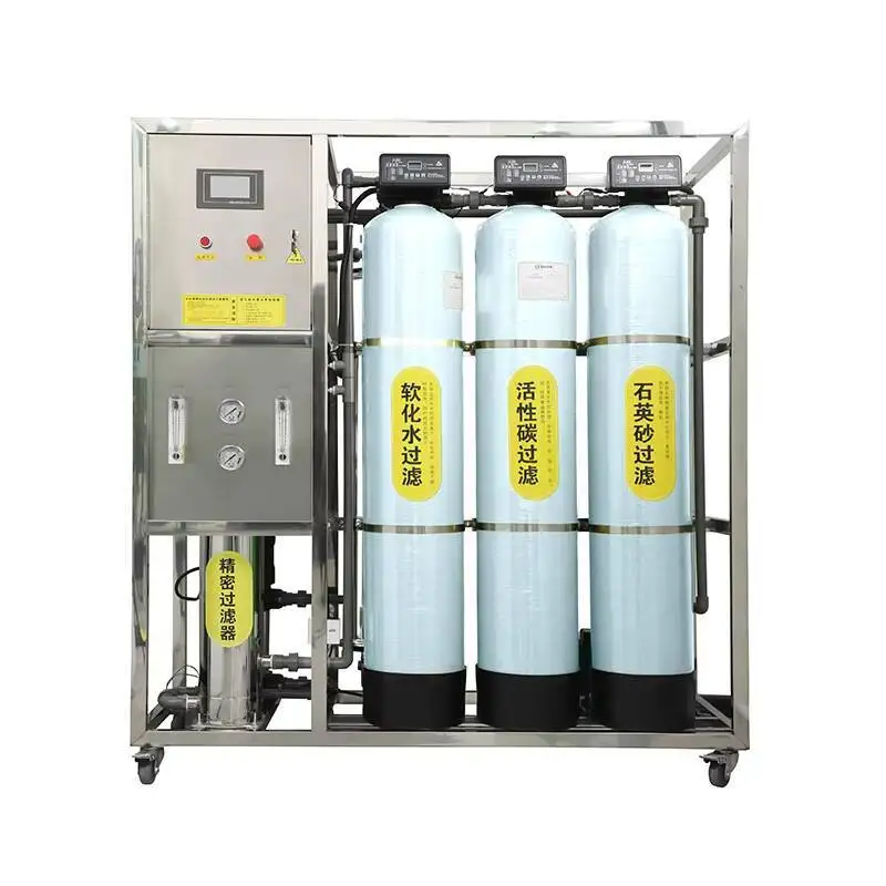 

100-500lph Reverse Osmosis System Water Treatment Plan Ro Water System Water Purification Plant