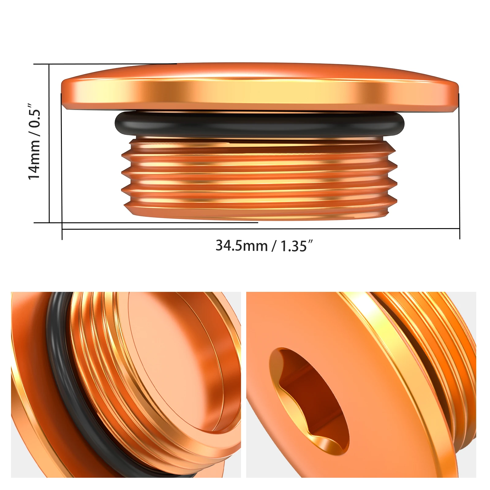 NICECNC Engine Ignition Cover Plug For KTM 690 Enduro R 690 SMC R 790 890 Duke Adventure 950 990 1190 1290 Super Adventure/R/S/T