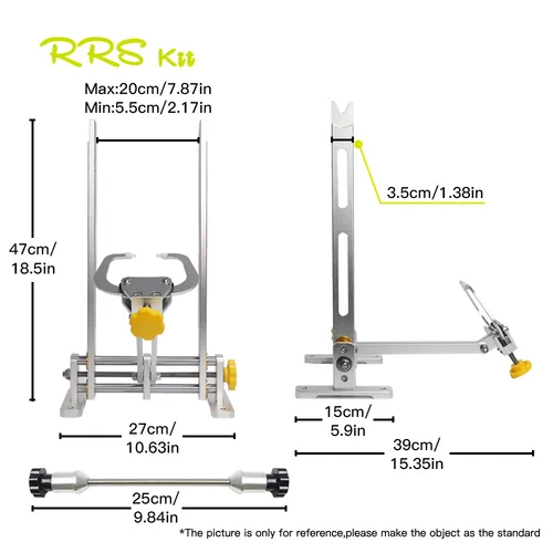 Imagen 2 del producto RRSKIT-soporte profesional para rueda de bicicleta, herramienta de ajuste de llantas de bicicleta, herramientas de reparación de ruedas de bicicleta de montaña y carretera