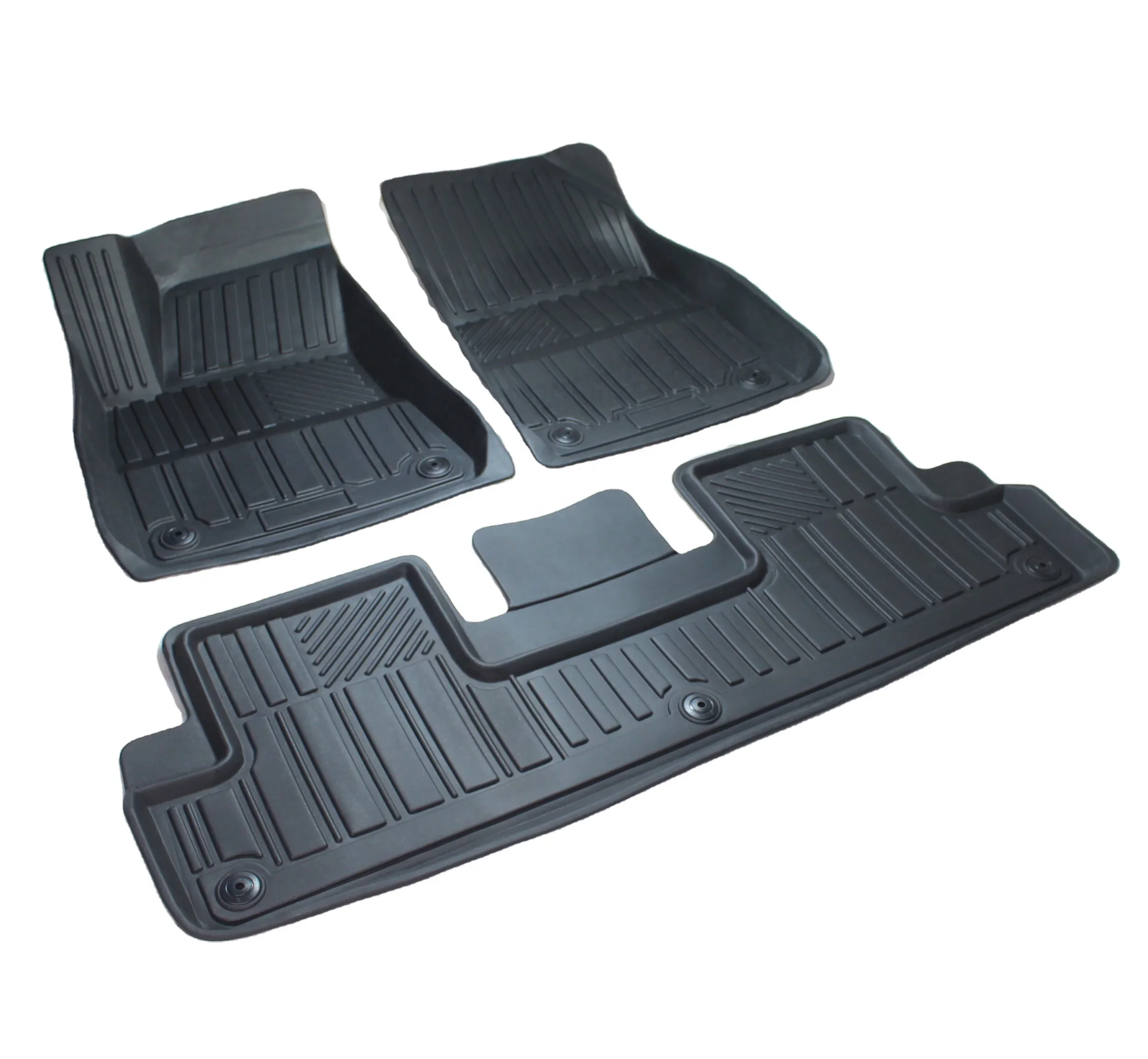 Custom Suitable for Ford Tesla right wheel drive car special anti slip car mat TPE customized floor mat