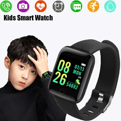 Bambini Smart Watch Sport Fitness orologi ragazze ragazzi LED bambini braccialetto elettronico bambino orologio da polso digitale per 8-18 anni