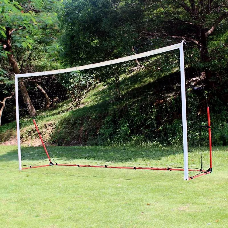 공장 직판 완전 접이식 휴대용 가정용 축구 팬 축구 골대 세트