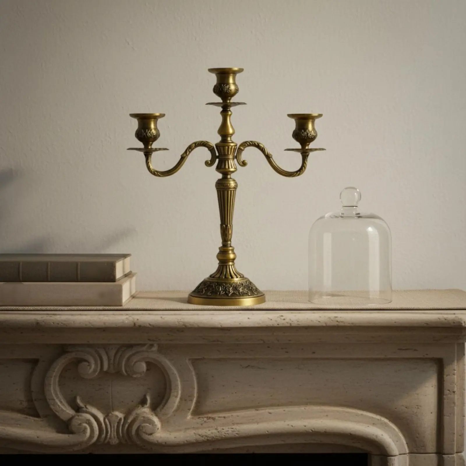 

Bronze Candelabra Elegant Design European Design Candle Stand Metal Candelabra Ornate Carved Base Metal Candle Holder