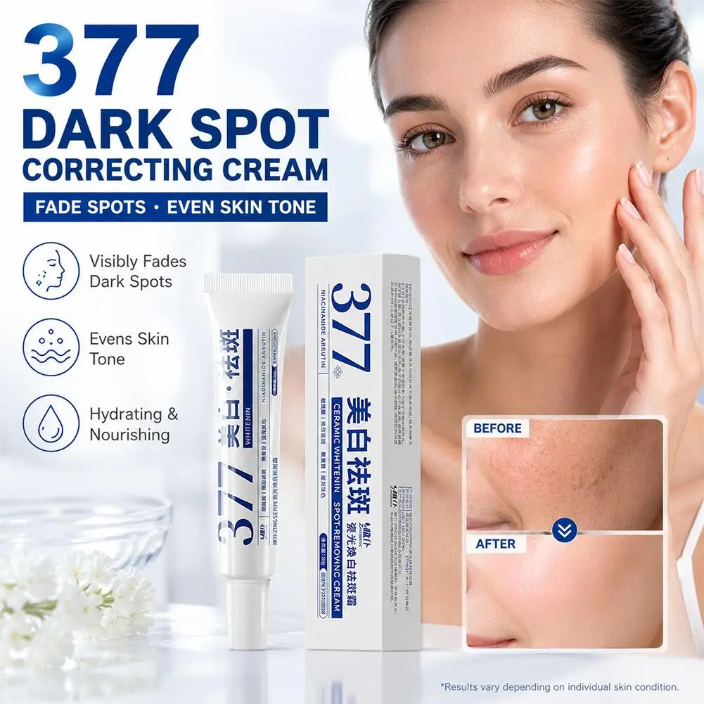 377 Whitening Cream Niacinamide Spot Remover Brightening Moisturizing Hydrating Anti Dark Spots Freckle Melasma Face Lotion