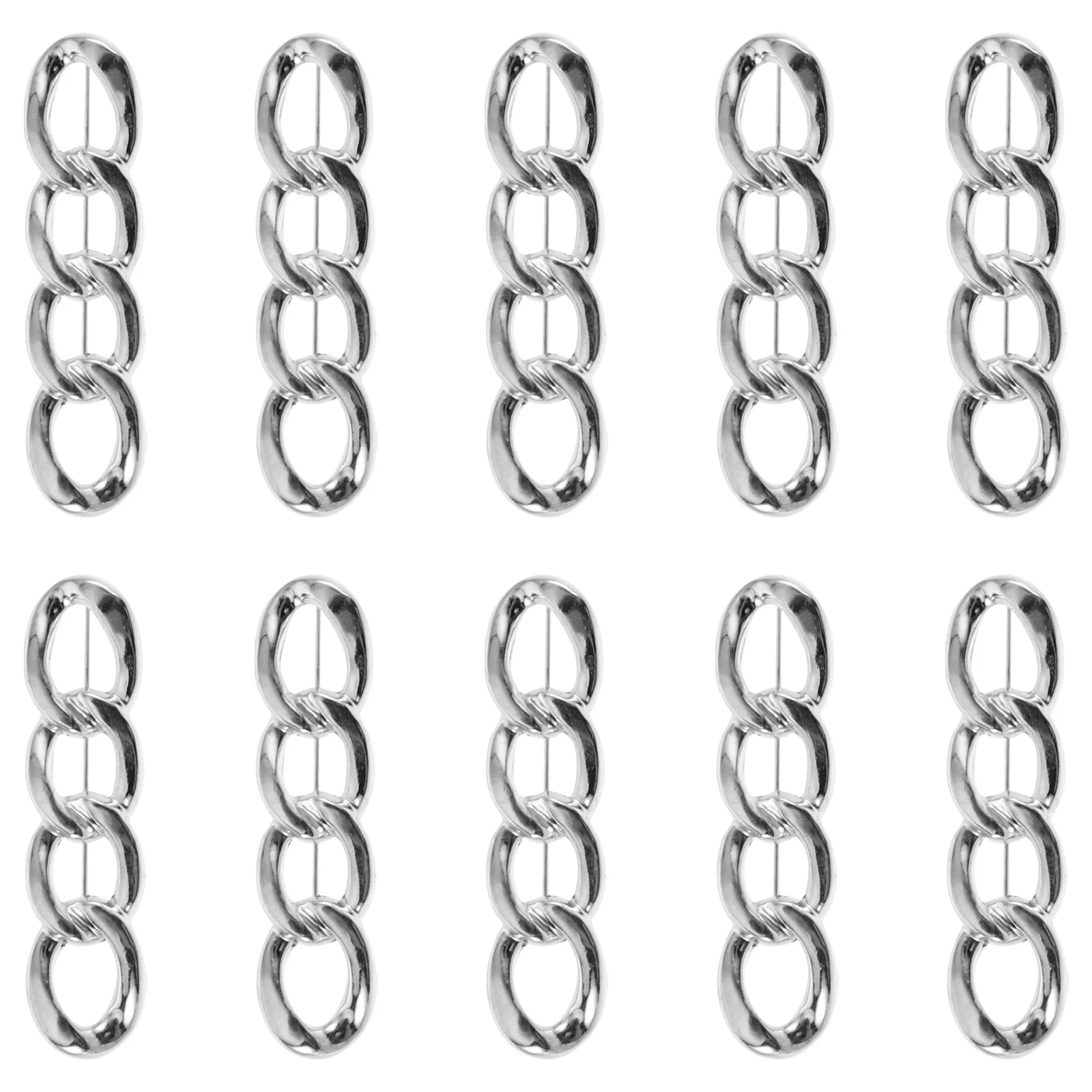 

10 шт., зажимы для затяжки талии из сплава, женские застежки для брюк, регулируемый зажим для джинсов, инструмент для затяжки талии юбки