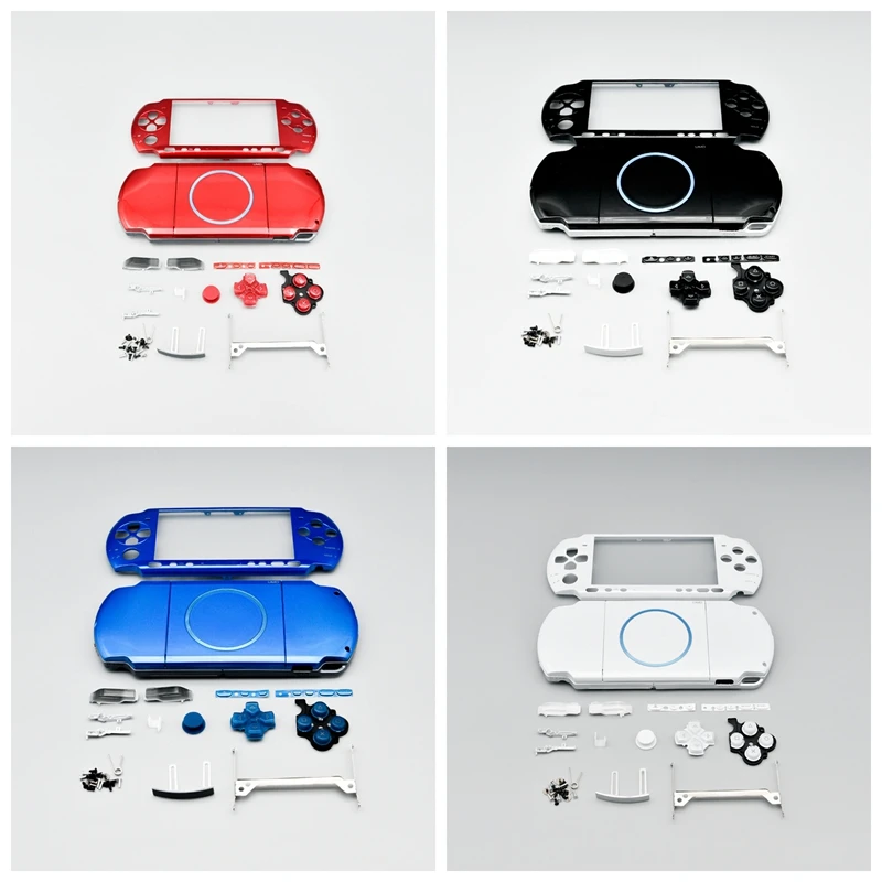 PSP 3000 03G Full Housing Case Set Black Blue Gold Red White