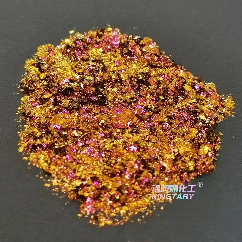 Diy Resin Seven-color Cloud Brocade Powder DIY Nail Art, Shining Chameleon, Colorful Thin Polarized Glitter Powder Nail Art