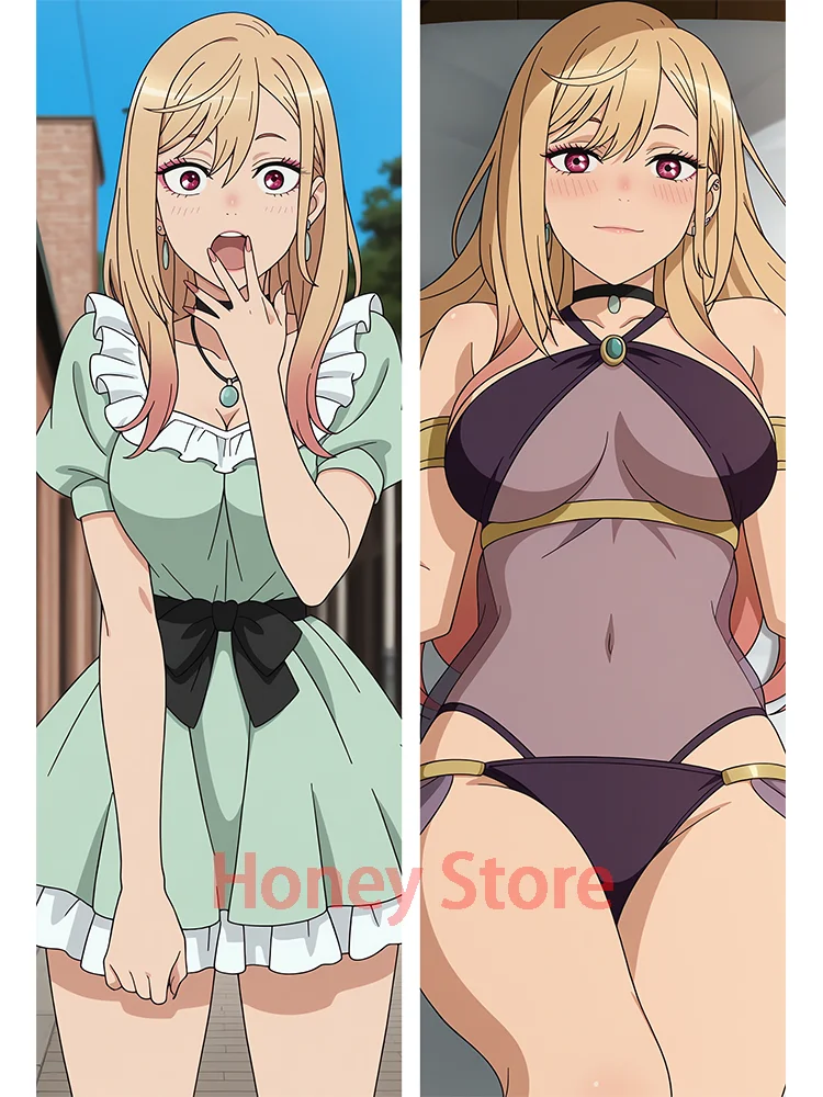 

Dakimakura Marin Kitagawa Double sided pillowcase Equal body pillow sexy body pillow cover