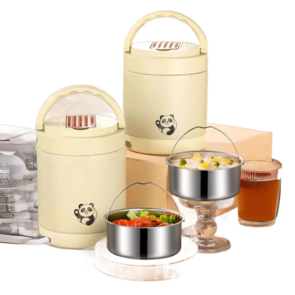 

USB Electric Heated Lunch Box Leakproof Outdoor Portable Office School Car 12V 24V 5V Food Warmer Container Stainless Steel Set