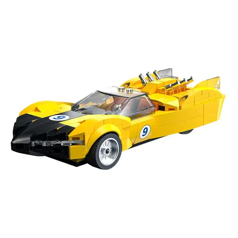 Mach 5 MOC Cada 1:24 White Speed Racer Car Building Block Assembly Educational Toys Desktop Decoration for Kids Adults - view 2