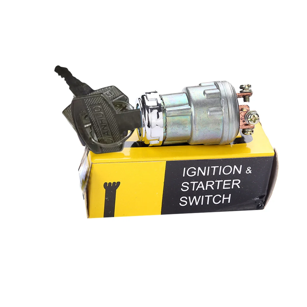 

12V 4 Position Universal Car Boat Ignition ON /OFF /Start Ignition Switch Lock with 2 Keys for Petrol Engine Farm Machines
