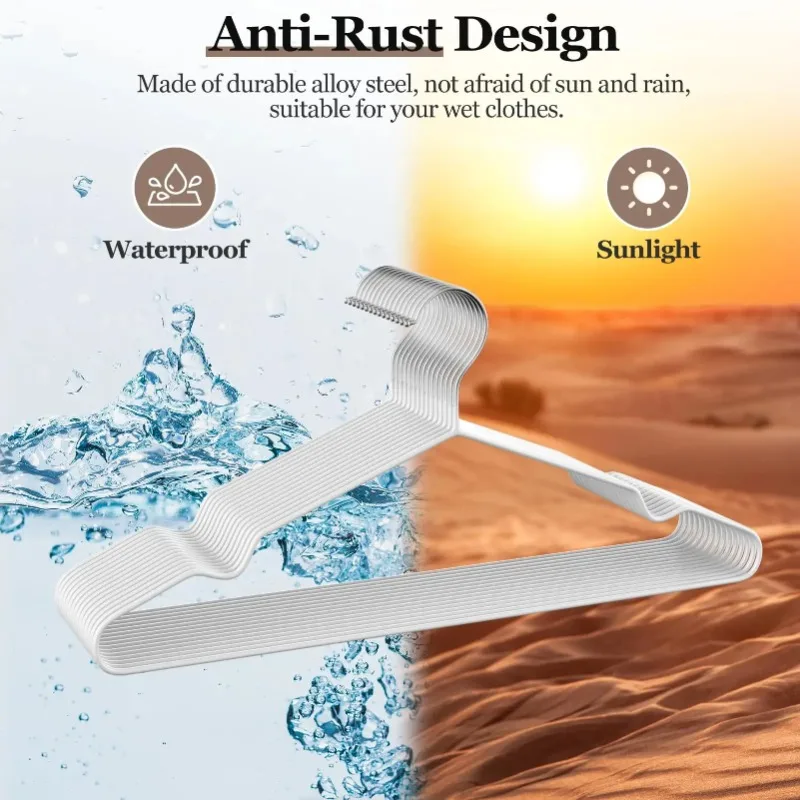 شماعات ملابس غير مميزة للاستخدام المنزلي شماعات تجفيف غير قابلة للانزلاق شماعات ملابس معدنية سميكة تخزين غرف النوم خزائن الكبار Cl