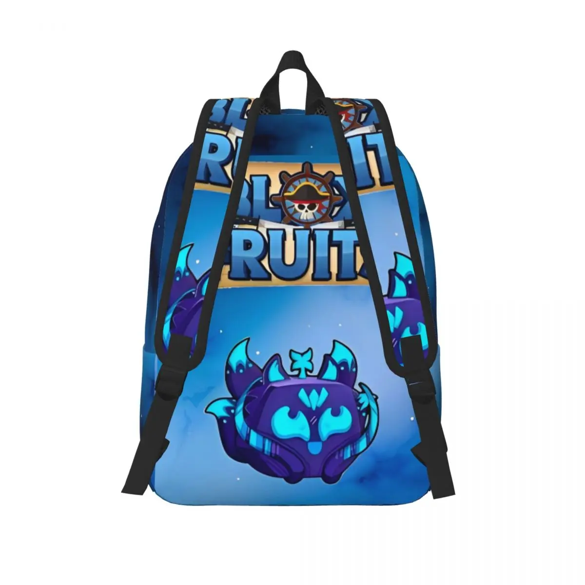 Blox Fruits Gaming Game Backpack Middle High College School Student Robloxx Bookbag Teens Canvas Daypack Outdoor