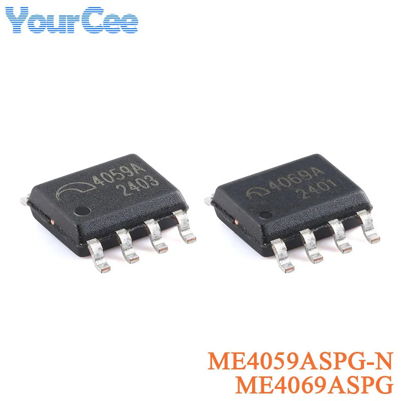 リチウム電池充電器チップ,10個,ME4059ASPG-N me4069aspg sop-8 me4059a sop8 1sセル,2aスイッチ