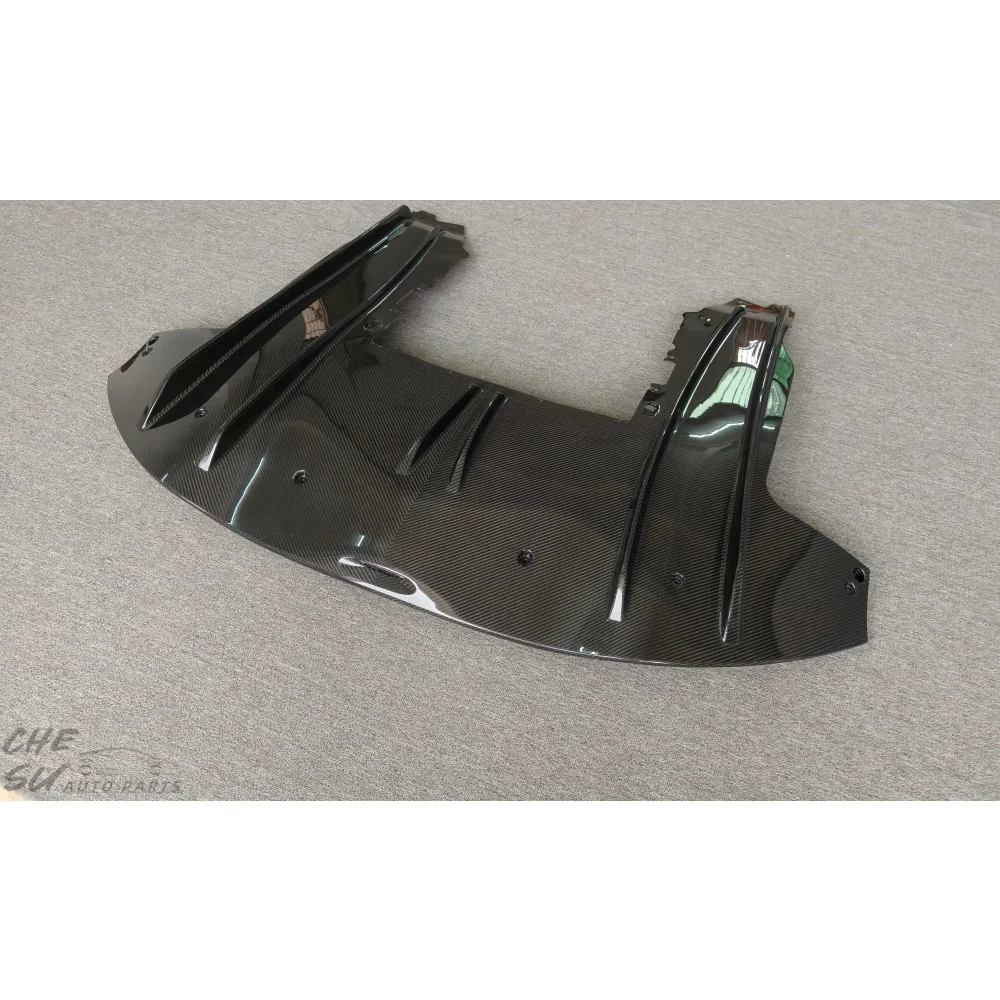 New Designed N-style Dry Carbon Fiber Rear Diffuser Rear Bumper Lip Body Kit for McLaren GT