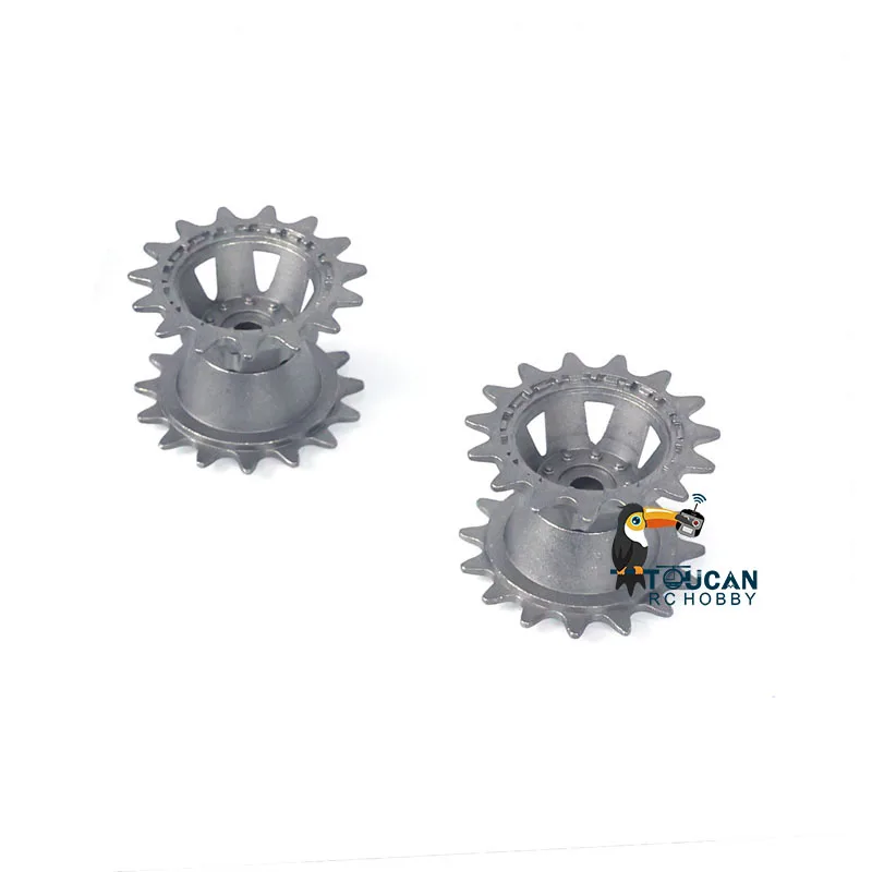 1 Pair Heng Long Spare Parts Metal Sprockets For 1/16 RC Tank IDF Merkava MK IV 3958 Accessories Remoted Control Toys TH22885