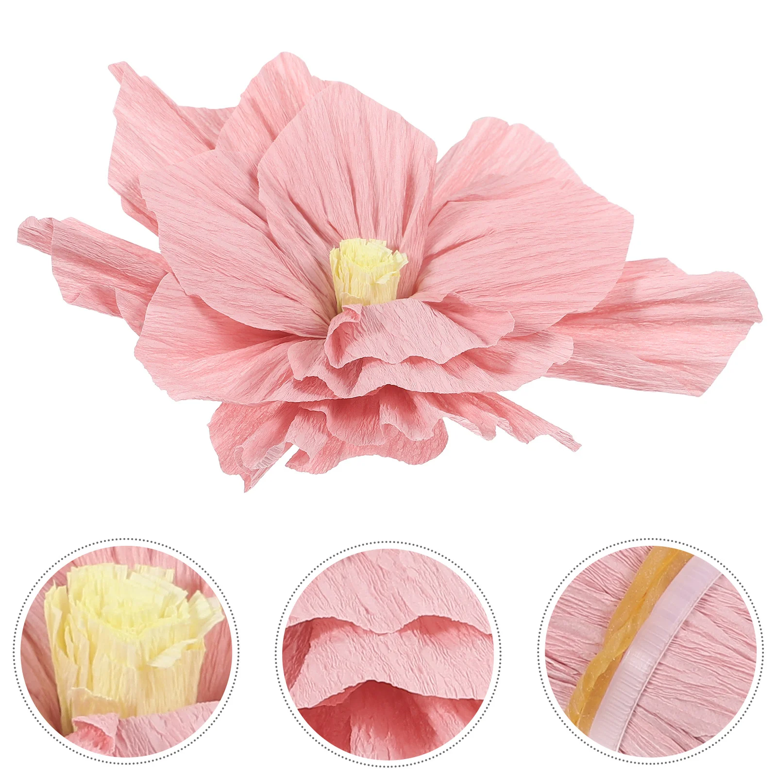 

10 Pcs Crepe Paper Bouquet Flower Decorations for Party Craft Adorn Flowers Hanging Large