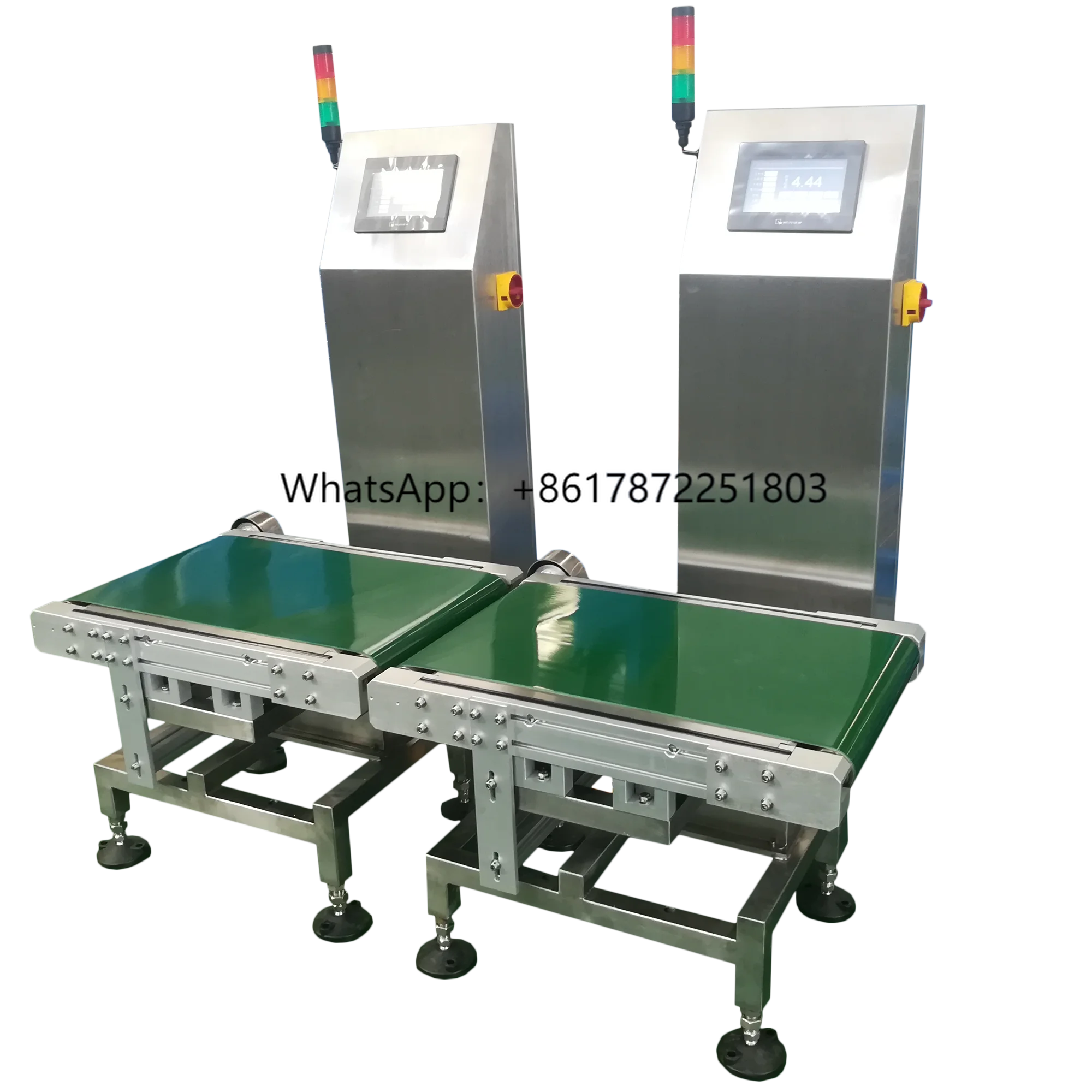 Macchina per pesare e smistare materiali medici