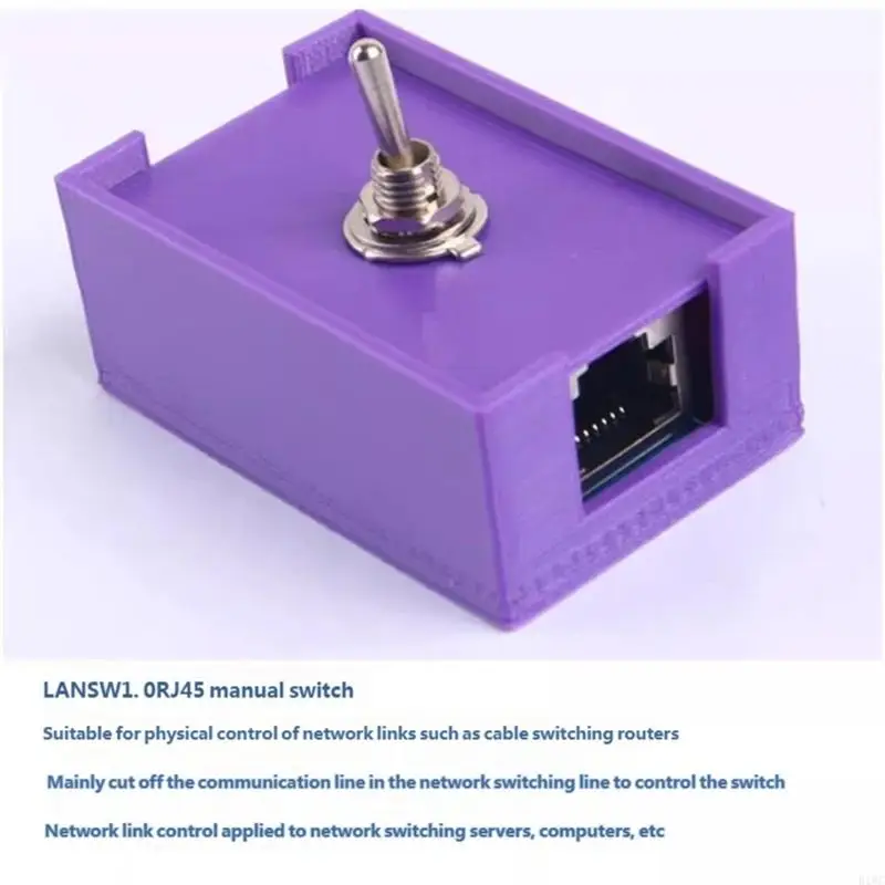Easy to Install Networks Switches Manual Control for RJ45 Cables Isolation Lightweight Toggle Switches 