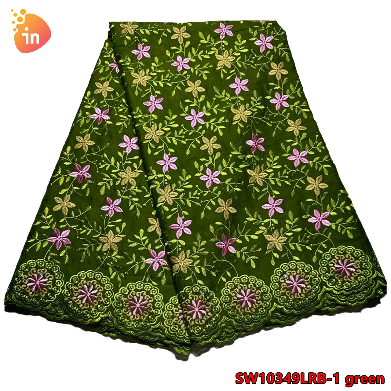 2024 Newest Design Good Quality Swiss Voile Cotton Lace Fabric Beautiful Swiss Voile Lace For Wedding SW10349LRB