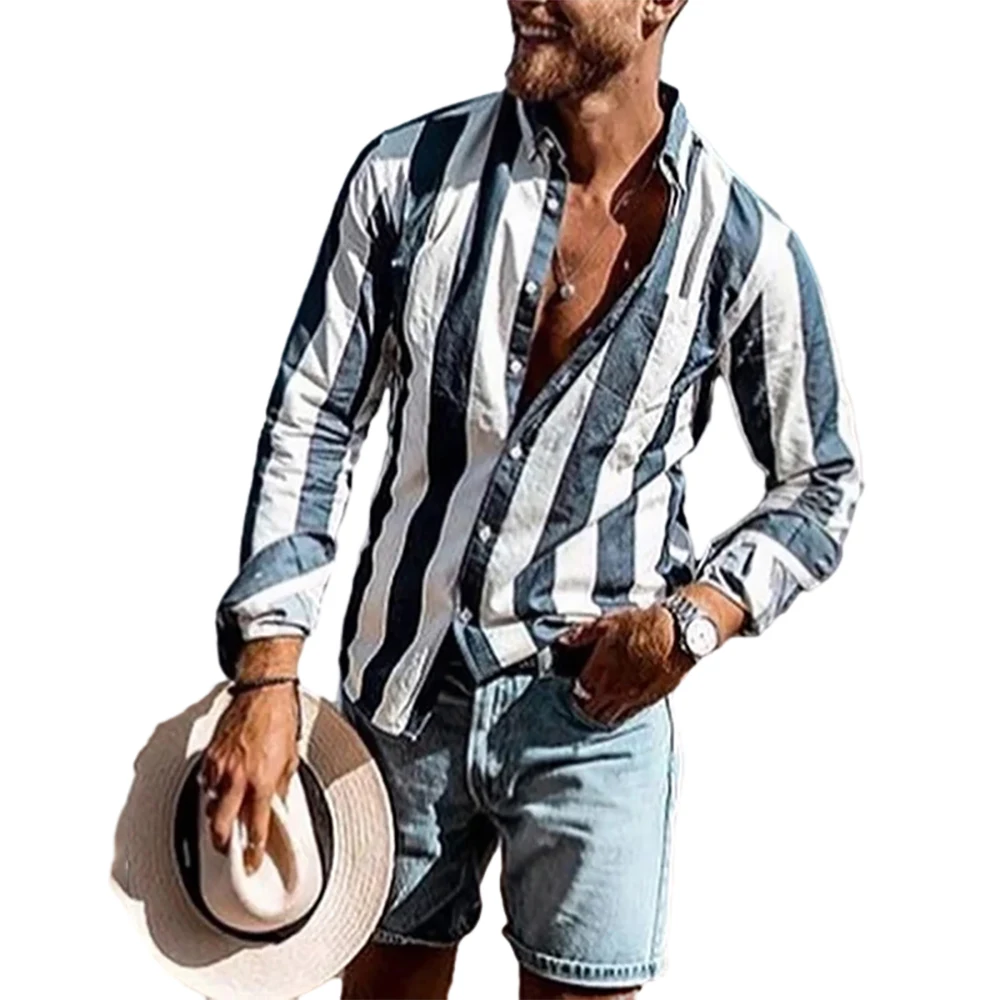 

Men's Casual Shirt Button Down Long Sleeve Shirts For Wedding Summer Spring Beach Sports Grown-ups Teens