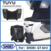 TUYU For SHOEI-GT Air3 Aluminium custom motorcycle helmet chin with bracket For GoPro 13 12 11 9 Insta360 X4 X3 DJI accessories
