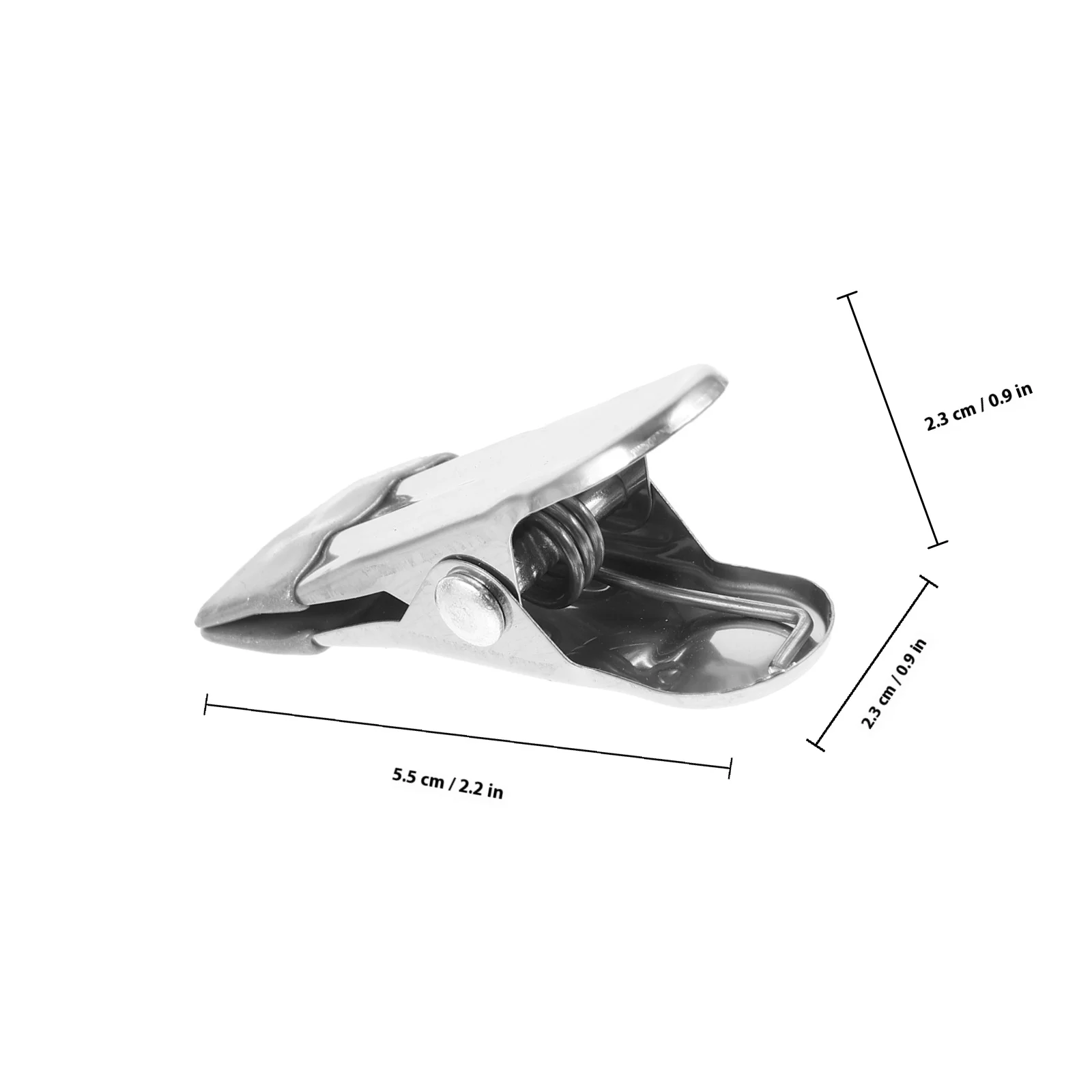 24Pcs Metal Windproof Pool Cover Clamps for Ground Pools and Clothes Fixing Smooth Surface Windproof Clip Pool Cover Clip