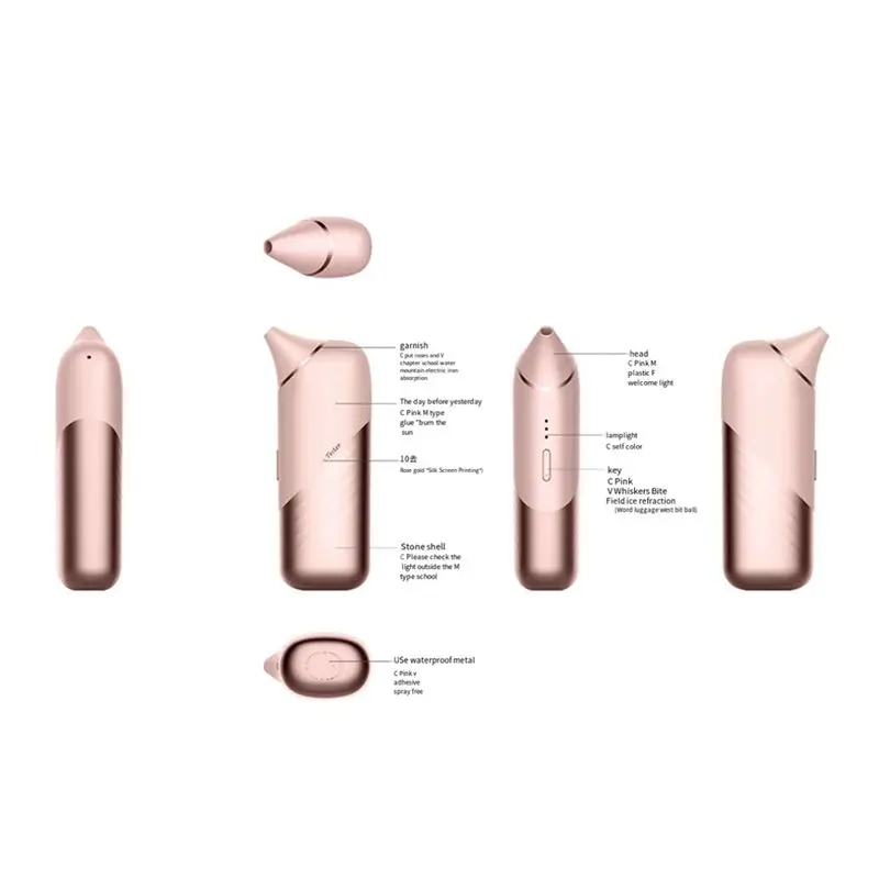 A28F-Visual Blackhead Absorber, Trzybiegowy Regulowany Domowy Oczyszczacz Porów, Elektryczny Oczyszczacz do Twarzy