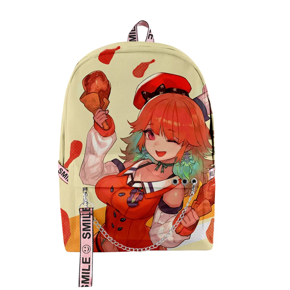 Harajuku Novelty Hololive Takanashi Kiara School Bags Unisex 3D Print Oxford Waterproof Notebook multifunction Travel Backpacks