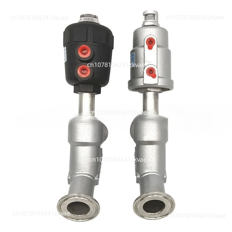 304 stainless steel quick-loading pneumatic angle seat valve, plastic cylinder, new stainless steel cylinder angle seat valve