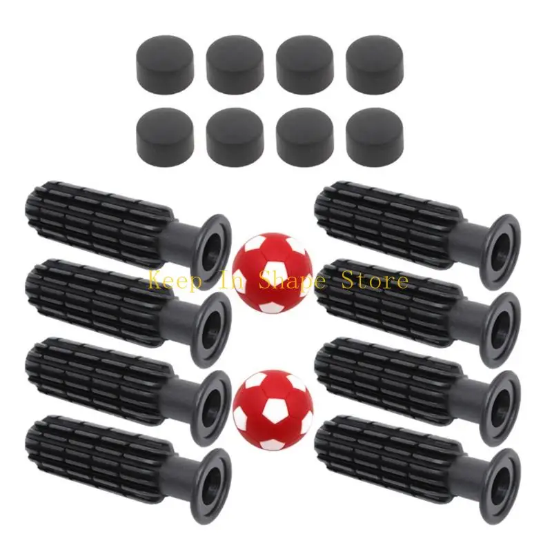 U1JC Foosball Handle Foosball Handle Grip Table Football Grip Part Replacement Set
