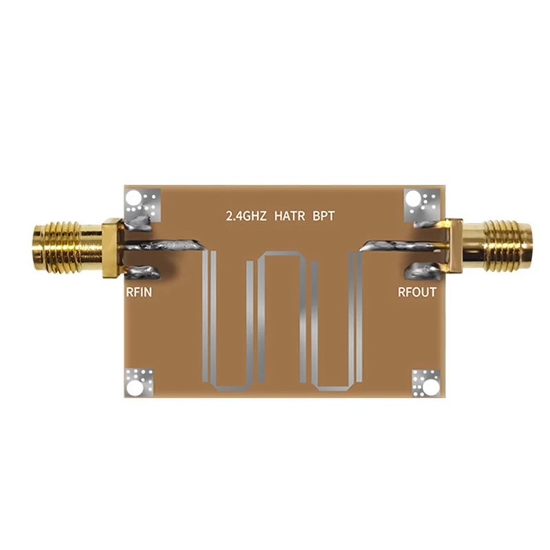 2.4GHz 마이크로스트립 밴드패스 필터 교체 부품, 2.3-2.5GHz 클러터 신호 필터링에 실용적