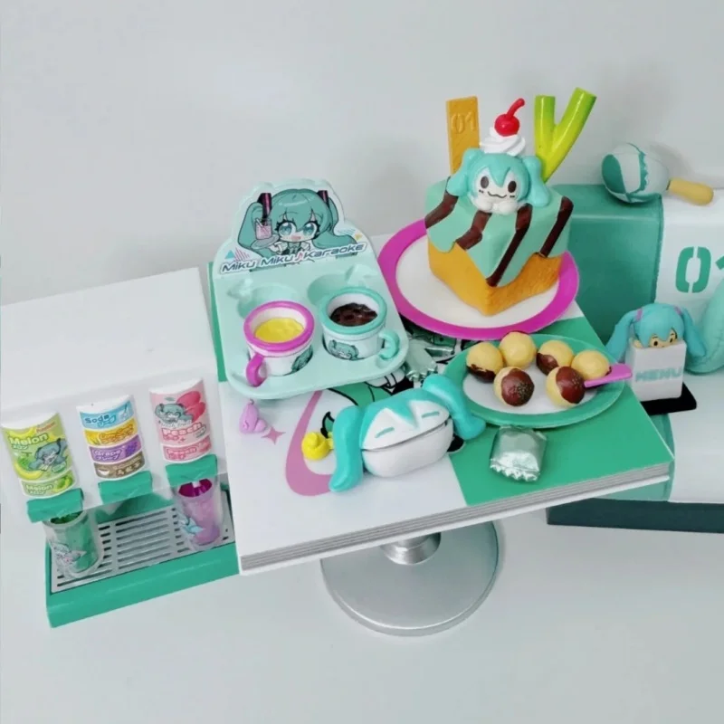 ของเล่นโมเดล Hatsune Miku ชุด Night Sky Story และห้องคาราโอเกะ แบบสุ่ม น่ารัก สไตล์อนิเมะ ของสะสม ของขวัญคริสต์มาส