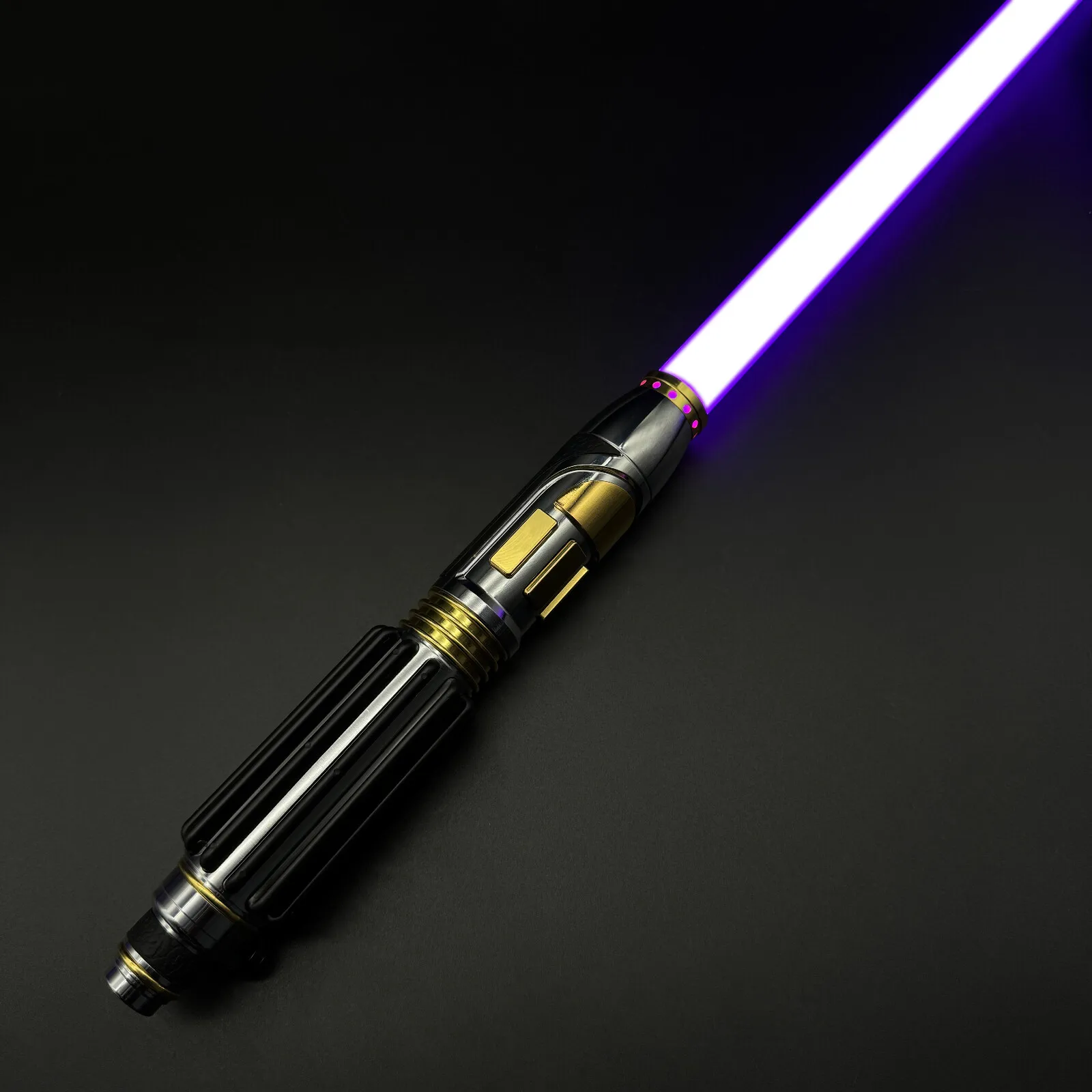 

Lightsaber Mace Windu Neopixel Proffie Board Smooth Swing Laser Sword Heavy Dueling Cosplay Game Movie