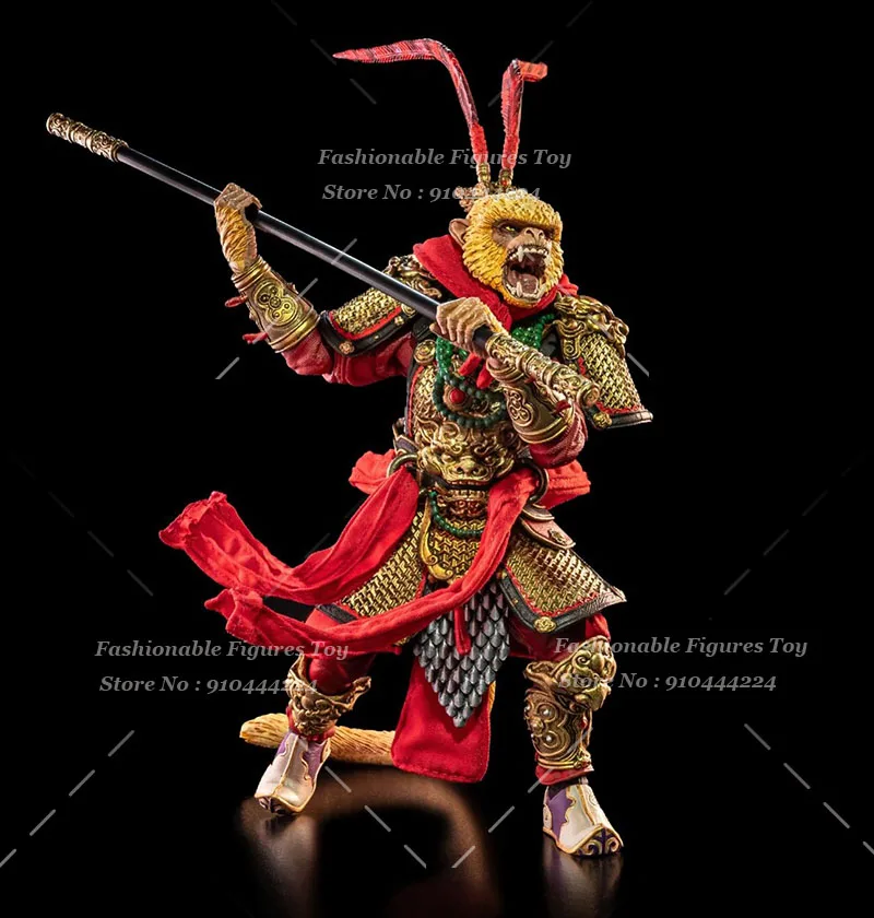 In Stock Four Knights Studio 1/12 Soldier Wukong The Monkey King Red Death Watch Shadow Circle Jacob 6Inch Action Figure Toys