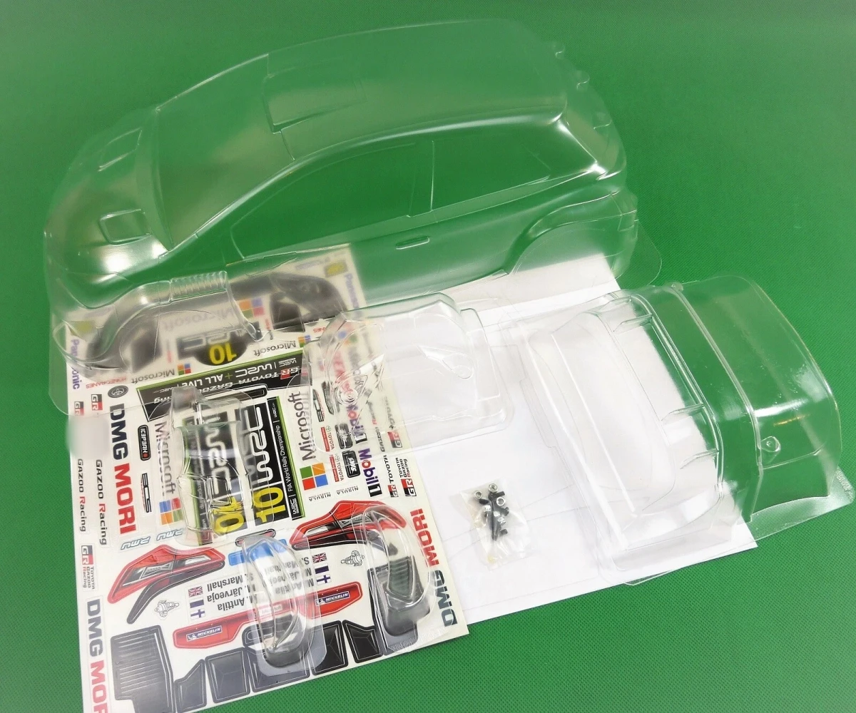 

TC112 1:10 Yaris WRC RC Раллийный корпус (ширина 190 мм) для шасси Tamiya tt01/tt02 Hsp Mst (колесная база 57 мм)