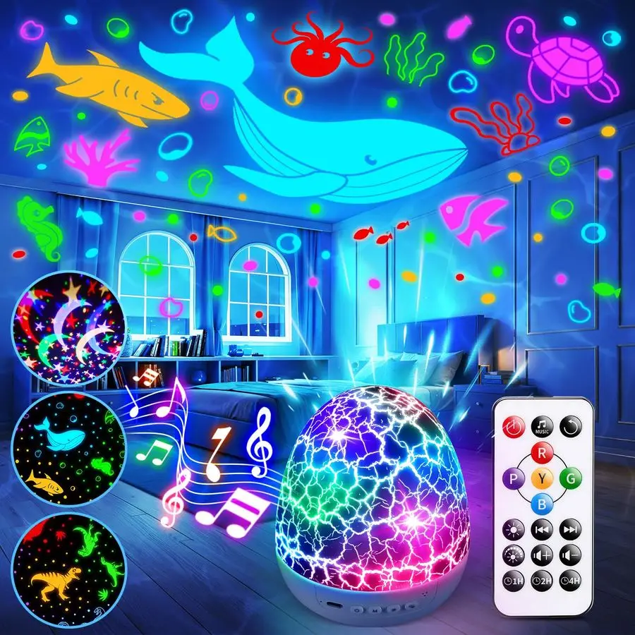 

Staryou Sound Machine Baby Toy Night Light Projector Sensory Toys for Kids with Autism Toys for Boys 310 Boys Toys 15 White Noi