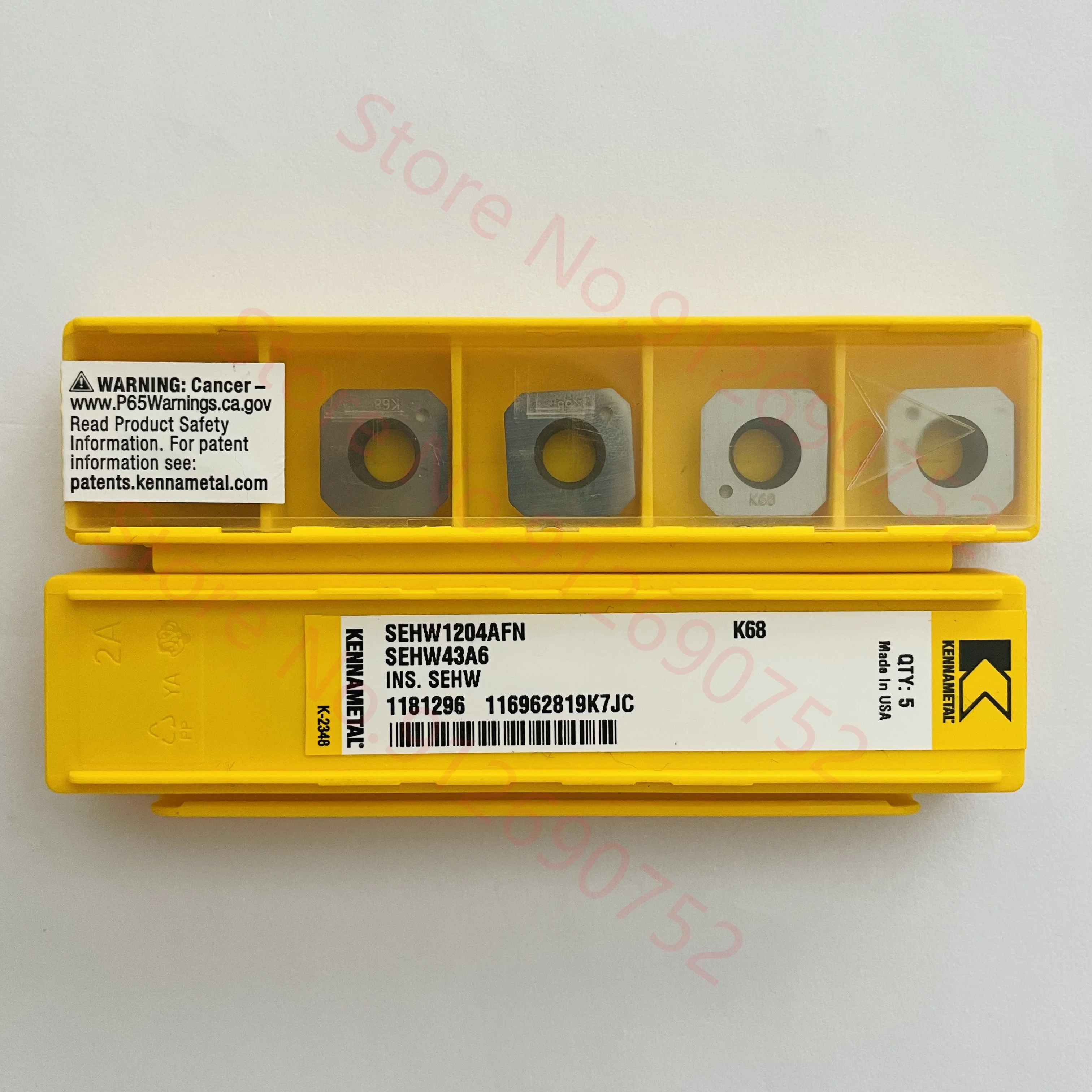 KENNAMETAL SEHW1204AFN K68 inserto de carburo, insertos SEHW