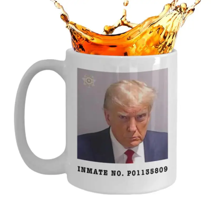 Trump Mugshot Mug Novelty Coffee Mugs Trump Mug Fade Resistant Pro Trump Mugs Gift Mugs For Tea Coffee Hot Drinks Son Husband