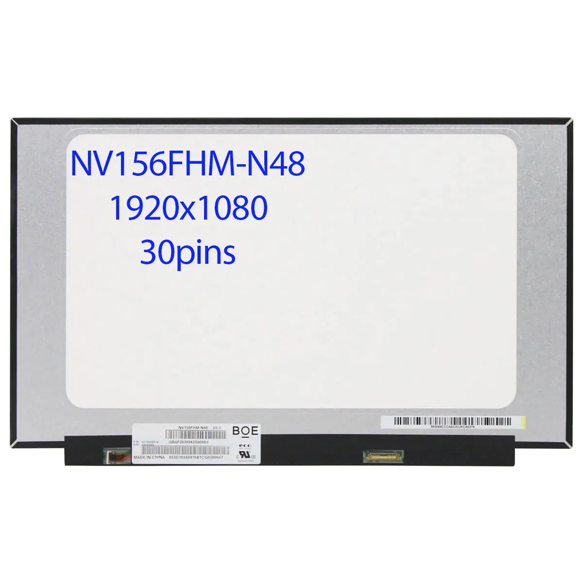 

15.6”NV156FHM-N48 B156HAN02.1 N156HCA-EAB LP156WFC-SPD1 SPD8 Laptop Lcd screen panel FHD 1920*1080