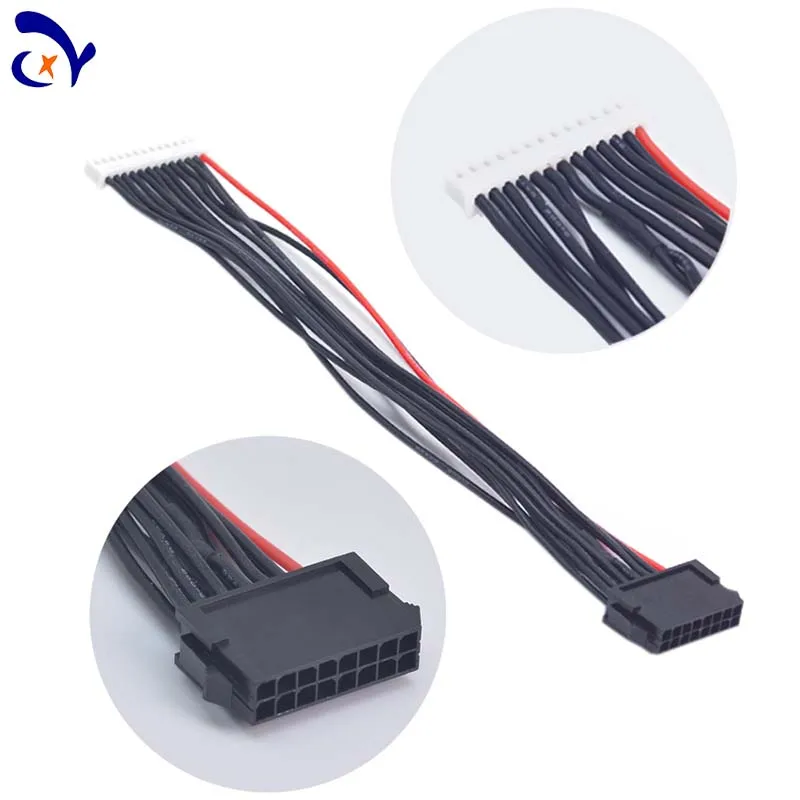 1PCS 12S charging wire, lithium battery balance wire, 16 hole conversion, 6S male charging adapter plug，22awg total length 20cm