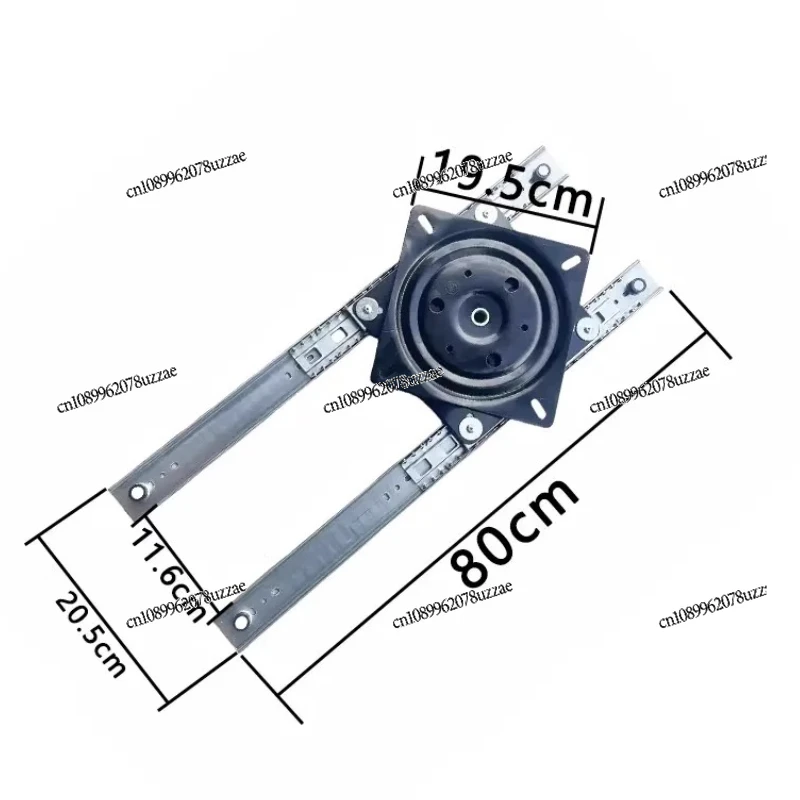 Rotating Island Slide Stretch Middle Guide Translation Stretch Lengthening Dining Table Push Pull Dining Table Telescopic